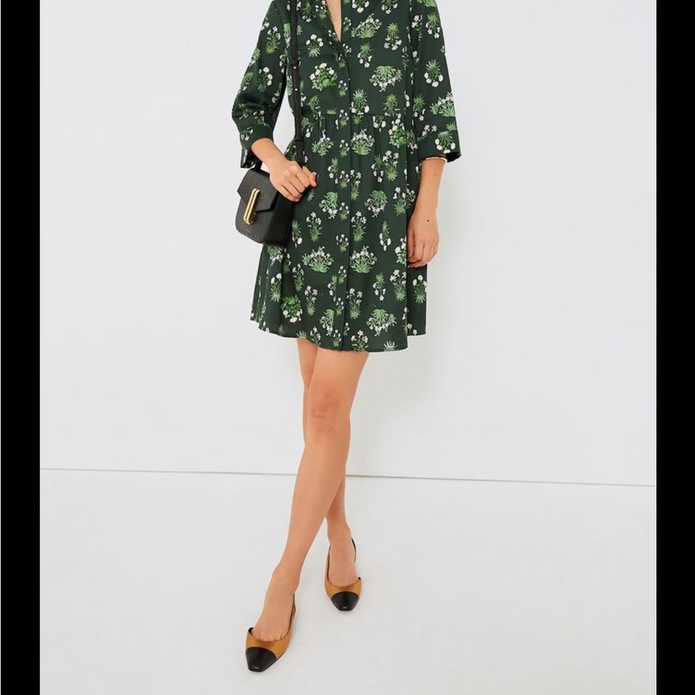 Floral Green Dress